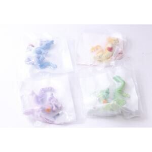 McDonald's Happy Meal, Dragonettes, Complete Toy Set of 4, PVC Figurines, 1992,